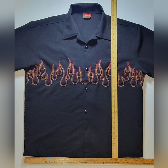 🔥Classic Flamejob Rockabilly Button-down🔥 - Picture 5 of 6